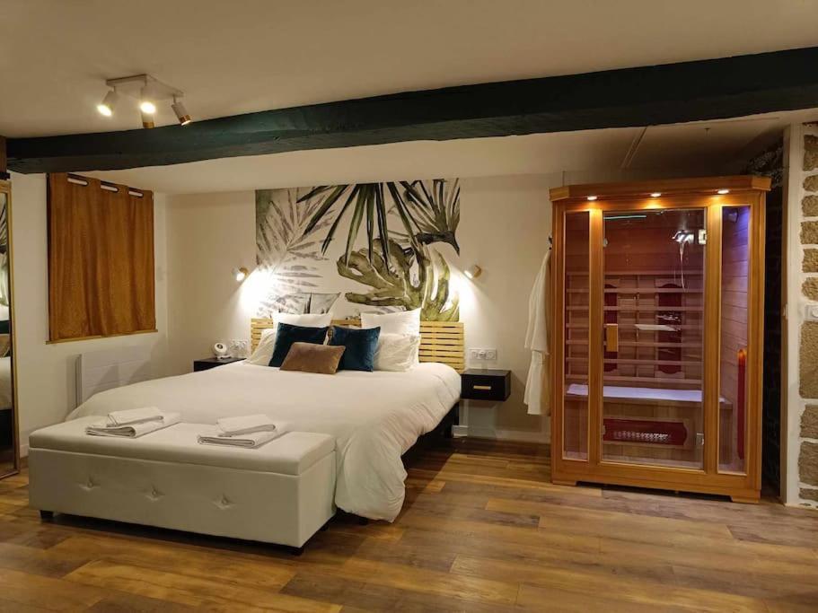 L'Etreinte, Gite De Charme Avec Jacuzzi Interieur Et Sauna Guéméné-sur-Scorff 외부 사진