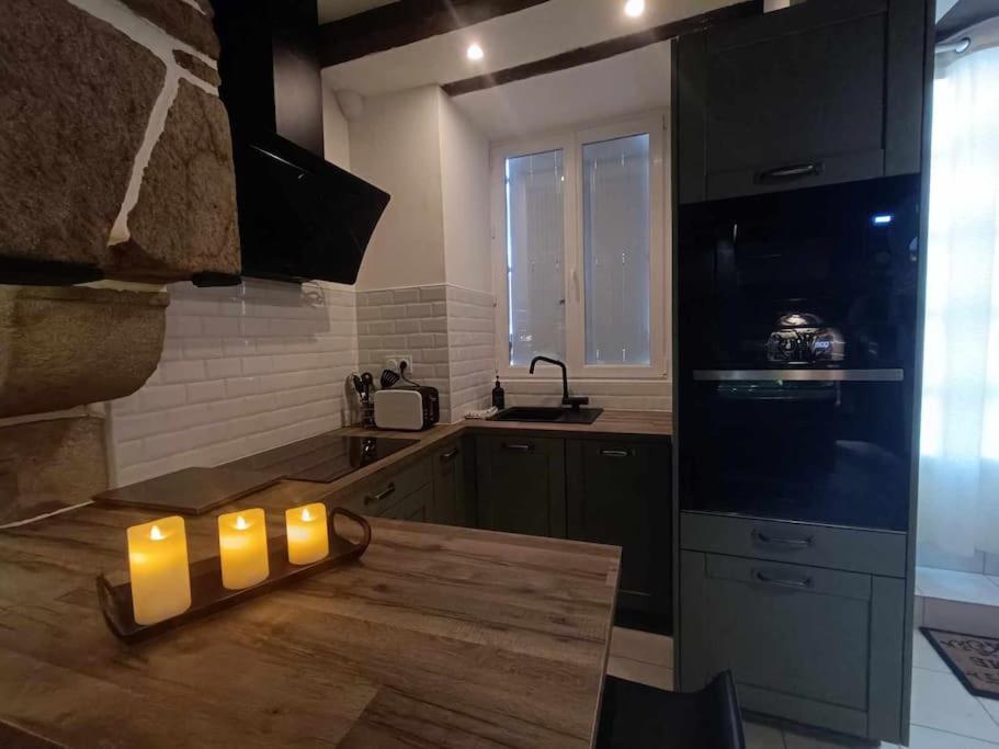 L'Etreinte, Gite De Charme Avec Jacuzzi Interieur Et Sauna Guéméné-sur-Scorff 외부 사진